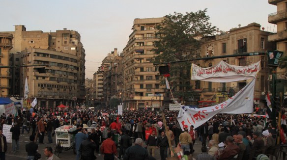 Heartfelt demonstrations on Tahrir (Photo: RWH)