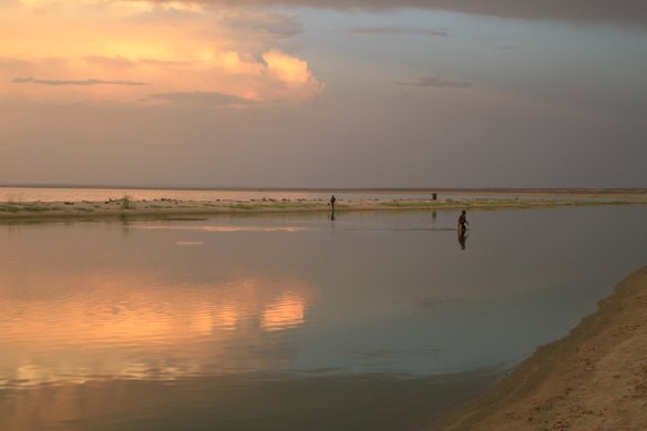 Lake Turkana at sunset